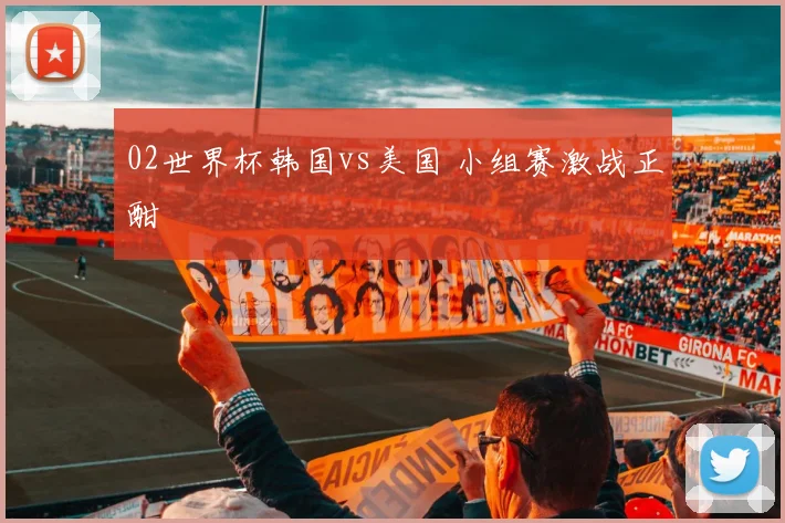 02世界杯韩国vs美国 小组赛激战正酣